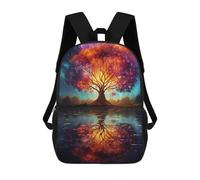 sinyumoney Sac À Dos Imprimé En 3D Pour Enfants Space Fantasy Landscape Sac À Dos Scolaire Pour Garçons Et Filles, Sac D'école Primaire, Sac À Livres Pour Adolescents 17inch
