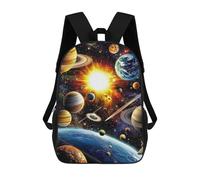 sinyumoney Sac À Dos Imprimé En 3D Pour Enfants Space Planets Universe Art -1, Sac À Dos Tendance Pour L'école, Les Voyages Et Les Loisirs 17inch, Grand Sac À Dos De Jour Pour Garçons Et Filles