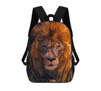 sinyumoney Sac À Dos Imprimé En 3D Pour Enfants Stalking Lion in Tall Grass Sacs À Dos De Jour, Cartable, Sac À Dos Tendance, Sacs À Dos Décontractés Pour Écoliers Et Écolières 17inch