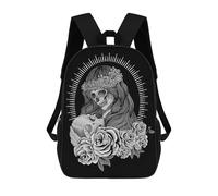 sinyumoney Sac À Dos Imprimé En 3D Pour Enfants Sugar Skull, Sac À Dos Tendance Pour L'école, Les Voyages Et Les Loisirs, Grand Sac À Dos Pour Garçons Et Filles 17inch