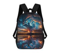 sinyumoney Sac À Dos Imprimé En 3D Pour Enfants Sunset Beach Storm Sacs À Dos De Jour, Cartable, Sac À Dos Tendance, Sacs À Dos Décontractés Pour Écoliers Et Écolières 17inch
