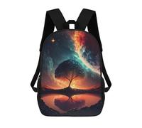 sinyumoney Sac À Dos Imprimé En 3D Pour Enfants Sunset Fantasy Sac D'école Léger Et Tendance Pour Les Voyages Et Les Études 17inch