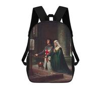 sinyumoney Sac À Dos Imprimé En 3D Pour Enfants The Dedication by Edmund Leighton Sac À Dos Scolaire Grande Capacité Pour Les Voyages, Idéal Pour Les Garçons Du Primaire Et Du Collège 17inch