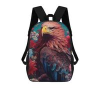 sinyumoney Sac À Dos Imprimé En 3D Pour Enfants The Eagle And The Garden Sac D'école Léger Et Tendance Pour Les Voyages Et Les Études 17inch