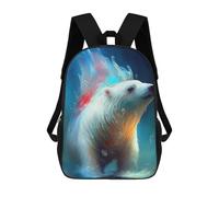 sinyumoney Sac À Dos Imprimé En 3D Pour Enfants The Extreme Icebear, Sac À Dos Tendance Pour L'école, Les Voyages Et Les Loisirs, Grand Sac À Dos Pour Garçons Et Filles 17inch