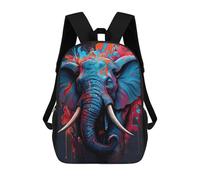 sinyumoney Sac À Dos Imprimé En 3D Pour Enfants The Graceful Elephant, Sac À Dos Tendance Pour L'école, Les Voyages Et Les Loisirs, Grand Sac À Dos Pour Garçons Et Filles 17inch