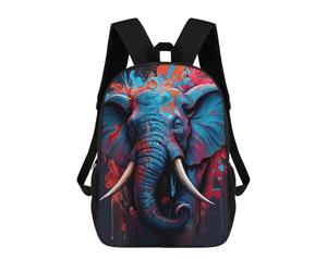 sinyumoney Sac À Dos Imprimé En 3D Pour Enfants The Graceful Elephant, Sac À Dos Tendance Pour L'école, Les Voyages Et Les Loisirs, Grand Sac À Dos Pour Garçons Et Filles 17inch
