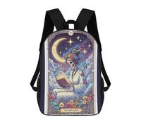 sinyumoney Sac À Dos Imprimé En 3D Pour Enfants The Reader Tarot Card Illustration Sac À Dos Scolaire Grande Capacité Pour Les Voyages, Idéal Pour Les Garçons Du Primaire Et Du Collège 17inch