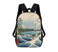 sinyumoney Sac À Dos Imprimé En 3D Pour Enfants The Sea Off Satta Sacs À Dos De Jour, Cartable, Sac À Dos Tendance, Sacs À Dos Décontractés Pour Écoliers Et Écolières 17inch