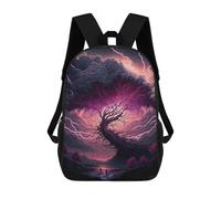 sinyumoney Sac À Dos Imprimé En 3D Pour Enfants Thunderstorm Tree Landscape -1, Sac À Dos Tendance Pour L'école, Les Voyages Et Les Loisirs 17inch, Grand Sac À Dos De Jour Pour Garçons Et Filles