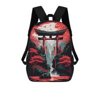 sinyumoney Sac À Dos Imprimé En 3D Pour Enfants Torii Gate 4 Sacs À Dos De Jour, Cartable, Sac À Dos Tendance, Sacs À Dos Décontractés Pour Écoliers Et Écolières 17inch