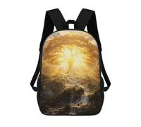 sinyumoney Sac À Dos Imprimé En 3D Pour Enfants Tree of Eternal Light, Sac À Dos Tendance Pour L'école, Les Voyages Et Les Loisirs, Grand Sac À Dos Pour Garçons Et Filles 17inch