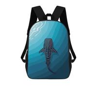 sinyumoney Sac À Dos Imprimé En 3D Pour Enfants Whale Shark in The Ocean Depths, Sac À Dos Tendance Pour L'école, Les Voyages Et Les Loisirs, Grand Sac À Dos Pour Garçons Et Filles 17inch
