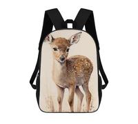 sinyumoney Sac À Dos Imprimé En 3D Pour Enfants Whispering Woods Fawn's First Steps, Sac À Dos Tendance Pour L'école, Les Voyages Et Les Loisirs, Grand Sac À Dos Pour Garçons Et Filles 17inch