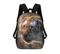 sinyumoney Sac À Dos Imprimé En 3D Pour Enfants White Tiger And Butterfly Sac D'école Léger Et Tendance Pour Les Voyages Et Les Études 17inch