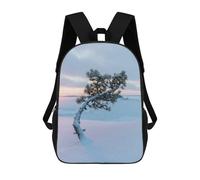 sinyumoney Sac À Dos Imprimé En 3D Pour Enfants Winter Solitude Pine Sac À Dos Scolaire Grande Capacité Pour Les Voyages, Idéal Pour Les Garçons Du Primaire Et Du Collège 17inch