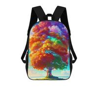 sinyumoney Sac À Dos Imprimé En 3D Rainbow Tree Fantasy Sacs D'école Pour Enfants, Sacs À Dos Grande Capacité Pour Les Voyages, Sacs À Livres Tendance, Sac À Dos Garçon Fille 17inch