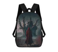 sinyumoney Sac À Dos Imprimé En 3D Red Cloak in The Haunted Forest Sacs D'école Pour Enfants, Sacs À Dos Grande Capacité Pour Les Voyages, Sacs À Livres Tendance, Sac À Dos Garçon Fille 17inch