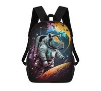 sinyumoney Sac À Dos Imprimé En 3D Rhinoceros Astronaut in Space Sacs D'école Pour Enfants, Sacs À Dos Grande Capacité Pour Les Voyages, Sacs À Livres Tendance, Sac À Dos Garçon Fille 17inch