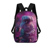 sinyumoney Sac À Dos Imprimé En 3D Space Astronaut Floating in Water Sacs D'école Pour Enfants, Sacs À Dos Grande Capacité Pour Les Voyages, Sacs À Livres Tendance, Sac À Dos Garçon Fille 17inch