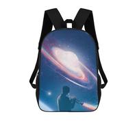 sinyumoney Sac À Dos Imprimé En 3D Space Symphony Celestial Concert Sacs D'école Pour Enfants, Sacs À Dos Grande Capacité Pour Les Voyages, Sacs À Livres Tendance, Sac À Dos Garçon Fille 17inch