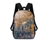 sinyumoney Sac À Dos Imprimé En 3D Sunlight In Paris Sacs D'école Pour Enfants, Sacs À Dos Grande Capacité Pour Les Voyages, Sacs À Livres Tendance, Sac À Dos Garçon Fille 17inch