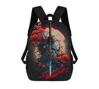 sinyumoney Sac À Dos Imprimé En 3D Sword of Vengeance Sacs D'école Pour Enfants, Sacs À Livres, Sac À Dos De Voyage Léger, Sac D'école Pour Garçons Et Filles, Élèves Du Collège 17inch