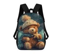 sinyumoney Sac À Dos Imprimé En 3D Teddy Bear In Pyjamas Sacs D'école Pour Enfants, Sacs À Dos Grande Capacité Pour Les Voyages, Sacs À Livres Tendance, Sac À Dos Garçon Fille 17inch