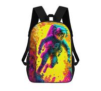 sinyumoney Sac À Dos Imprimé En 3D Vibrant Astronaut Artwork Sacs D'école Pour Enfants, Sacs À Dos Grande Capacité Pour Les Voyages, Sacs À Livres Tendance, Sac À Dos Garçon Fille 17inch