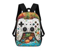 sinyumoney Sac À Dos Imprimé En 3D Video Game Controller in Nature Sacs D'école Pour Enfants, Sacs À Dos Grande Capacité Pour Les Voyages, Sacs À Livres Tendance, Sac À Dos Garçon Fille 17inch