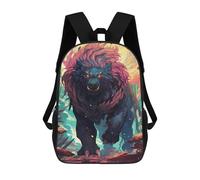 sinyumoney Sac À Dos Pour Enfants, Behemoth's Rise A Mythical Beast Unleashed -1 Sac D'école Grande Capacité Pour Élèves, Sacs À Dos Pour Garçons, Filles, Adultes Et Adolescents 17inch