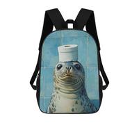 sinyumoney Sac à dos pour enfants, cartable licorne bouledogue français, impression artistique, 1 sac à dos grande capacité pour étudiants, garçons, filles, adultes, adolescents, Style-24-1, 17"