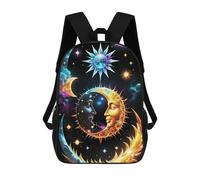 sinyumoney Sac À Dos Pour Enfants, Celestial Harmony Sac D'école Grande Capacité Pour Élèves, Sacs À Dos Pour Garçons, Filles, Adultes Et Adolescents 17inch