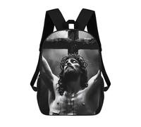 sinyumoney Sac À Dos Pour Enfants, Christ Poster Catholic4 Sac D'école Grande Capacité Pour Élèves, Sacs À Dos Pour Garçons, Filles, Adultes Et Adolescents 17inch