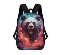 sinyumoney Sac À Dos Pour Enfants, Colorful Bear Splash Artwork Sac D'école Grande Capacité Pour Élèves, Sacs À Dos Pour Garçons, Filles, Adultes Et Adolescents 17inch