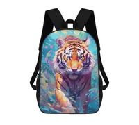sinyumoney Sac À Dos Pour Enfants Colorful Tiger Splash Artwork Garçons Et Filles, Sac À Dos De Voyage Pour Adolescents 17inch