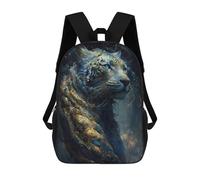 sinyumoney Sac À Dos Pour Enfants, Enchanted Leopard Portrait Sac D'école Grande Capacité Pour Élèves, Sacs À Dos Pour Garçons, Filles, Adultes Et Adolescents 17inch