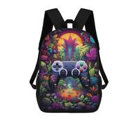 sinyumoney Sac À Dos Pour Enfants Fantasy Game Controller Artwork -11 Garçons Et Filles, Sac À Dos De Voyage Pour Adolescents 17inch