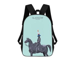 sinyumoney Sac À Dos Pour Enfants, Glasgow City Snippet Sac D'école Grande Capacité Pour Élèves, Sacs À Dos Pour Garçons, Filles, Adultes Et Adolescents 17inch