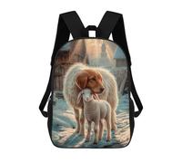 sinyumoney Sac À Dos Pour Enfants, Golden Retriever Sheepdog Mix Sac D'école Grande Capacité Pour Élèves, Sacs À Dos Pour Garçons, Filles, Adultes Et Adolescents 17inch