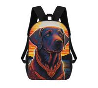 sinyumoney Sac À Dos Pour Enfants, Labrador Retriever Style 1 Sac D'école Grande Capacité Pour Élèves, Sacs À Dos Pour Garçons, Filles, Adultes Et Adolescents 17inch