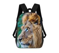 sinyumoney Sac À Dos Pour Enfants, Lion Face Sac D'école Grande Capacité Pour Élèves, Sacs À Dos Pour Garçons, Filles, Adultes Et Adolescents 17inch