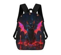 sinyumoney Sac À Dos Pour Enfants Magic Cat Garçons Et Filles, Sac À Dos De Voyage Pour Adolescents 17inch