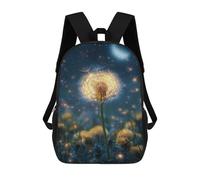 sinyumoney Sac À Dos Pour Enfants Magical Dandelion Night Sky -2 Garçons Et Filles, Sac À Dos De Voyage Pour Adolescents 17inch