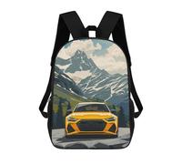 sinyumoney Sac à dos pour enfants motif lion noir doré 3D sac d'école pour garçons cool sac à dos décontracté sac à dos amusant pour enfants et adolescents, 89573b8b7e5810b779cf86a4626cd157, 17"