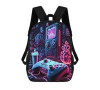 sinyumoney Sac À Dos Pour Enfants, Neon Gaming Odyssey Sac D'école Grande Capacité Pour Élèves, Sacs À Dos Pour Garçons, Filles, Adultes Et Adolescents 17inch