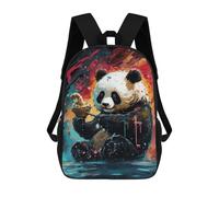 sinyumoney Sac À Dos Pour Enfants Panda with Ice Cream Garçons Et Filles, Sac À Dos De Voyage Pour Adolescents 17inch