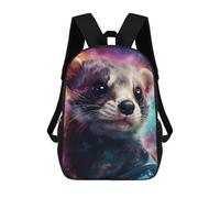 sinyumoney Sac À Dos Pour Enfants, Space Ferret Adventure Sac D'école Grande Capacité Pour Élèves, Sacs À Dos Pour Garçons, Filles, Adultes Et Adolescents 17inch