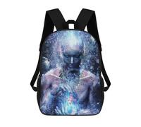 sinyumoney Sac À Dos Pour Enfants, Universal Energy Connection Sac D'école Grande Capacité Pour Élèves, Sacs À Dos Pour Garçons, Filles, Adultes Et Adolescents 17inch