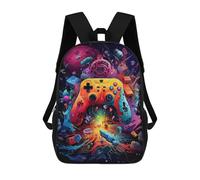 sinyumoney Sac À Dos Pour Enfants, Vibrant Gaming Controller Artwork -45 Sac D'école Grande Capacité Pour Élèves, Sacs À Dos Pour Garçons, Filles, Adultes Et Adolescents 17inch